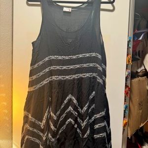 Black/White Free People "Intimately" Versatile Flow Dress - S/P